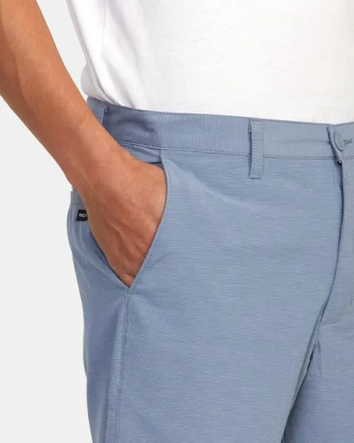 Rvca Daggers Hybrid Chino Shorts 18034 Slate Men Shorts and Hybrids