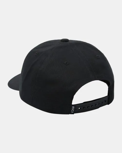 Rvca Dayshift Snapback Hat Black Men Hats and Beanies