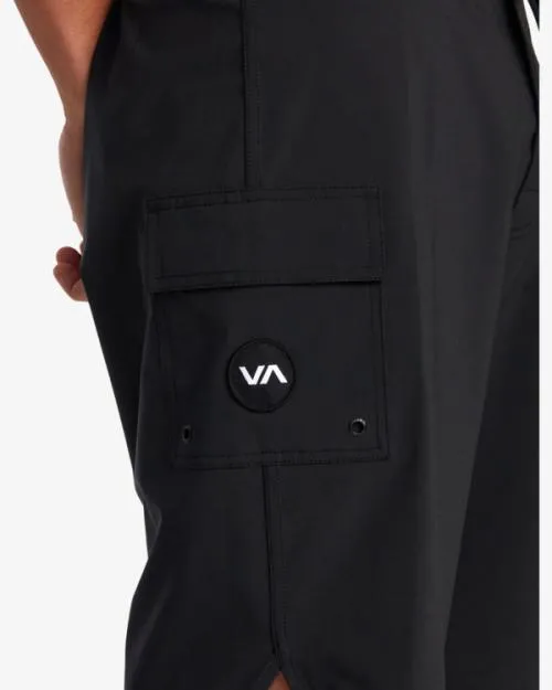 Rvca Eastern Boardshorts 20034 All Black Men Boardshorts