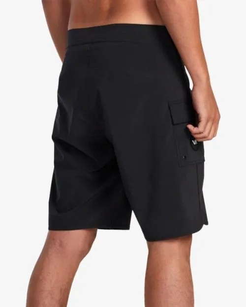 Rvca Eastern Boardshorts 20034 All Black Men Boardshorts