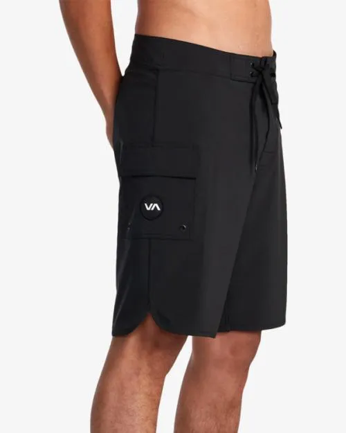 Rvca Eastern Boardshorts 20034 All Black Men Boardshorts
