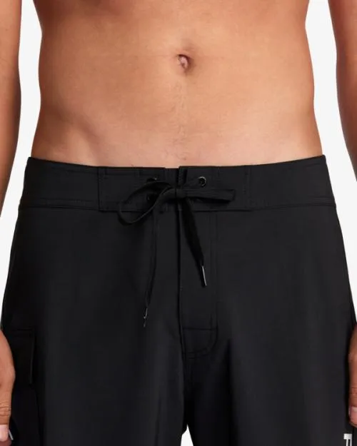 Rvca Eastern Boardshorts 20034 All Black Men Boardshorts