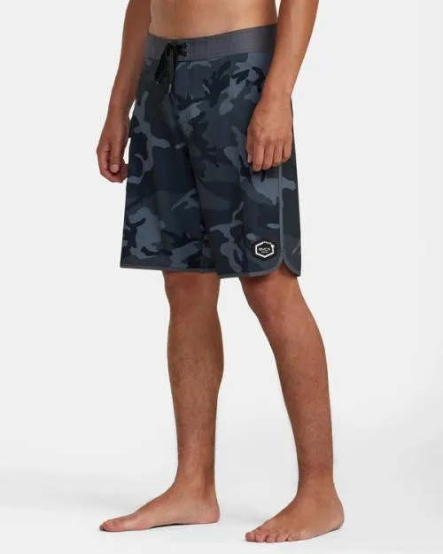 Rvca Eastern Boardshorts 20034 Black Camo Men Boardshorts