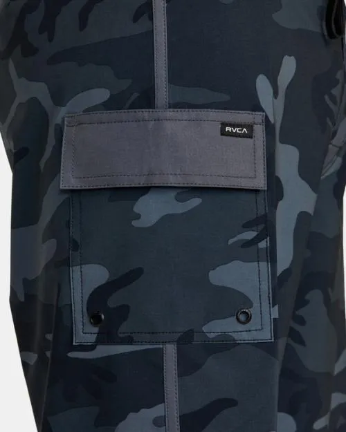 Rvca Eastern Boardshorts 20034 Black Camo Men Boardshorts