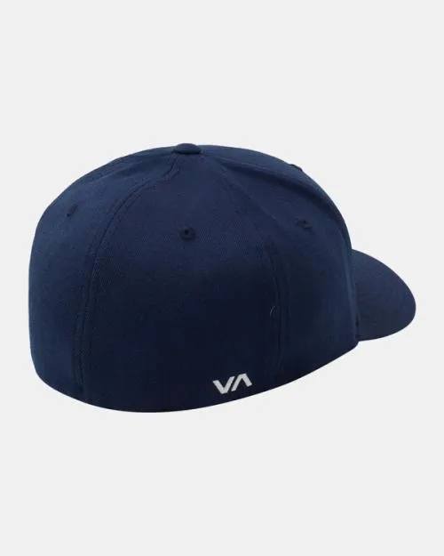 Rvca Flex Fit Hat Navy Men Hats and Beanies