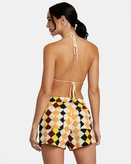 Rvca Greenpacha Cusco Elastic Shorts Multi Women Shorts and Skirts