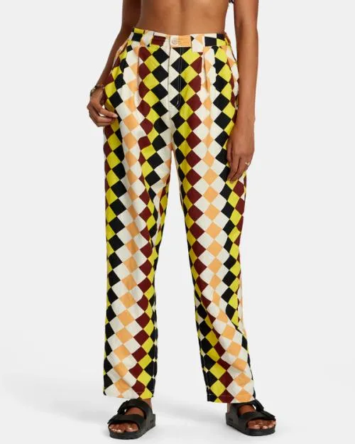 Rvca Greenpacha Peru Loose Fit Pants Multi Women Pants