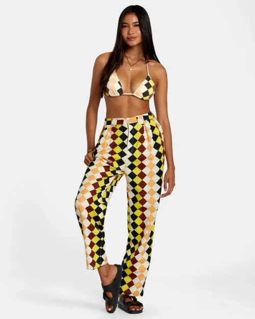 Rvca Greenpacha Peru Loose Fit Pants Multi Women Pants
