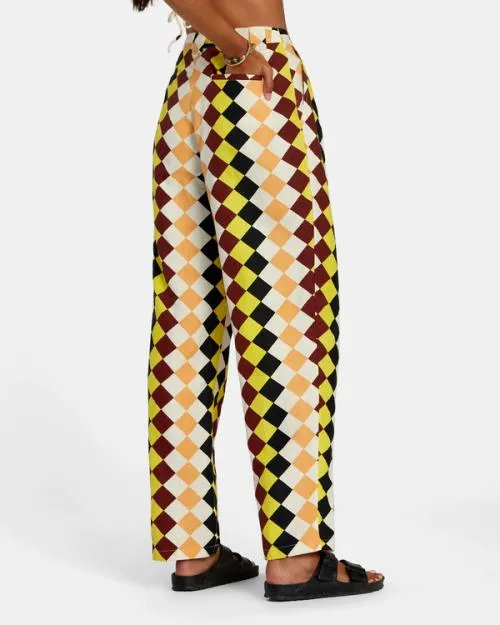 Rvca Greenpacha Peru Loose Fit Pants Multi Women Pants