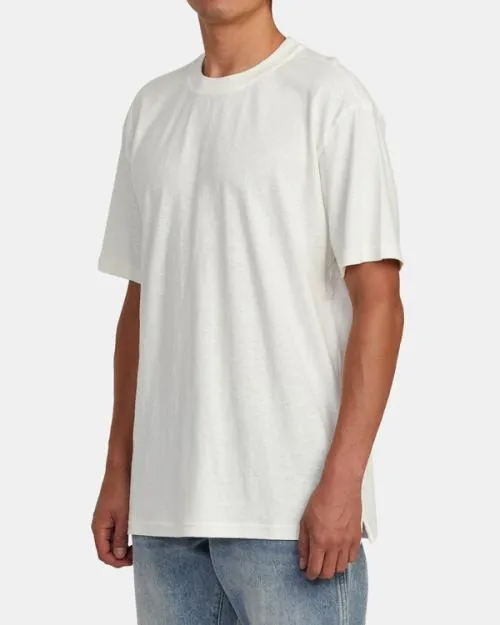 Rvca HiGrade Hemp Tee Natural Men Short Sleeves