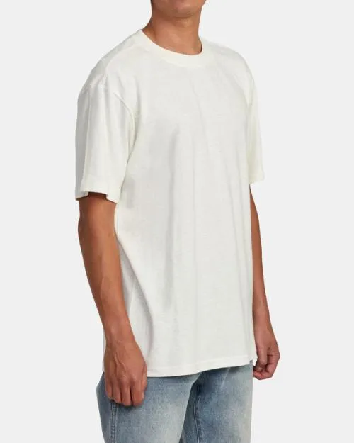 Rvca HiGrade Hemp Tee Natural Men Short Sleeves