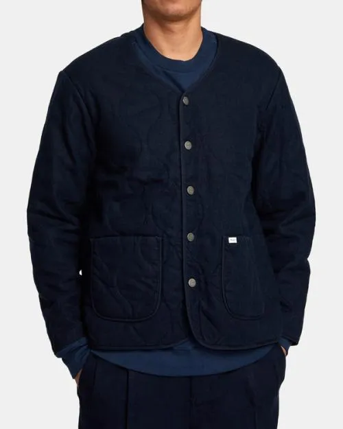 Rvca HiGrade Jacket Indigo Men Jackets