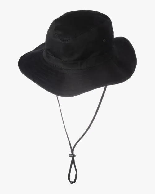 Rvca Island Hex Reversible Boonie Hat Charcoal Men Hats and Beanies