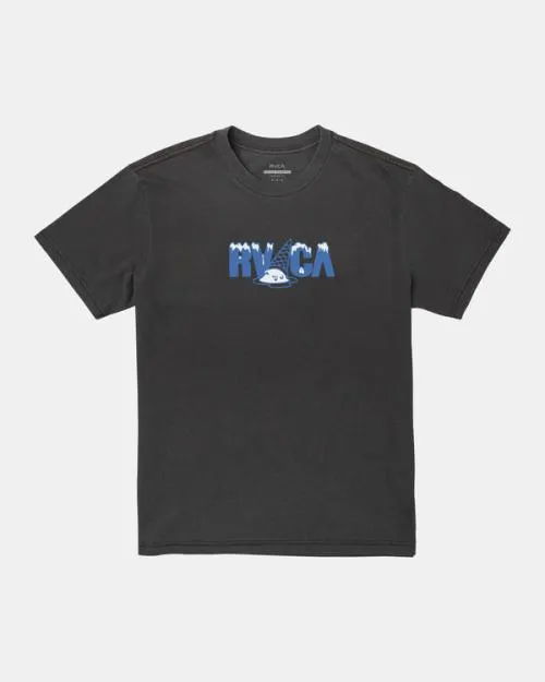 Rvca Melted TShirt Black Men Short Sleeves