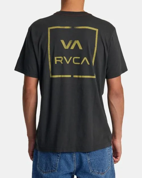 Rvca Motors Tee Black Men Short Sleeves