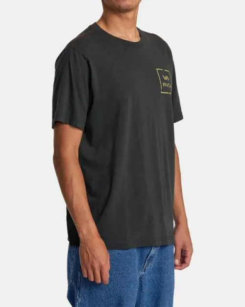 Rvca Motors Tee Black Men Short Sleeves