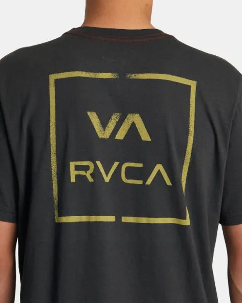Rvca Motors Tee Black Men Short Sleeves