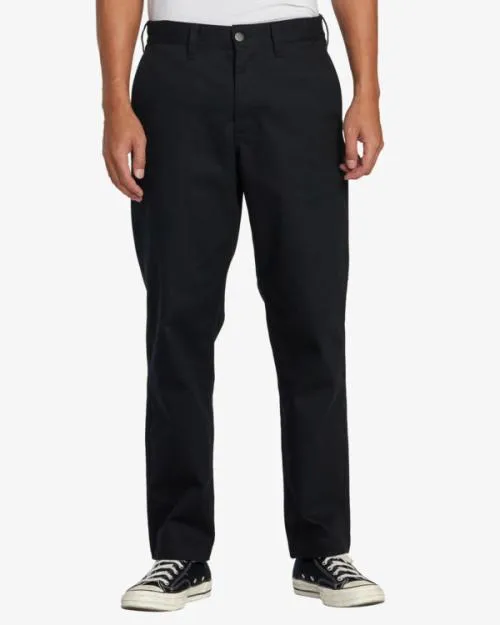 Rvca New Dawn Chinos Pirate Black Men Pants