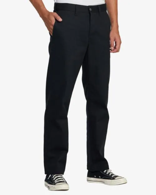 Rvca New Dawn Chinos Pirate Black Men Pants