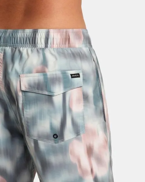 Rvca Perry 17034 Elastic Waist Boardshorts Bleach Men Boardshorts