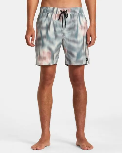Rvca Perry 17034 Elastic Waist Boardshorts Bleach Men Boardshorts