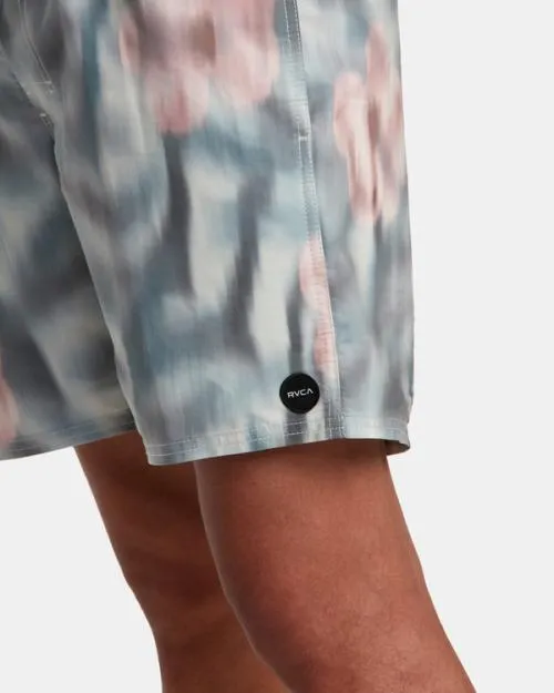 Rvca Perry 17034 Elastic Waist Boardshorts Bleach Men Boardshorts
