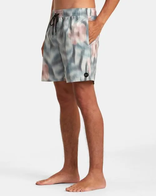 Rvca Perry 17034 Elastic Waist Boardshorts Bleach Men Boardshorts