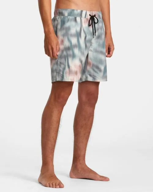 Rvca Perry 17034 Elastic Waist Boardshorts Bleach Men Boardshorts