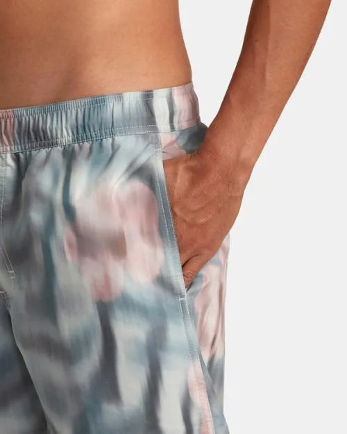 Rvca Perry 17034 Elastic Waist Boardshorts Bleach Men Boardshorts