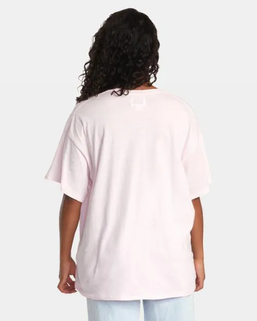 Rvca Rose Namajunas Wings Tee Petal Women Tees and Tanks