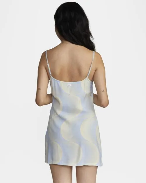 Rvca Slip Up Mini Dress Halogen Blue Women Dresses and Rompers