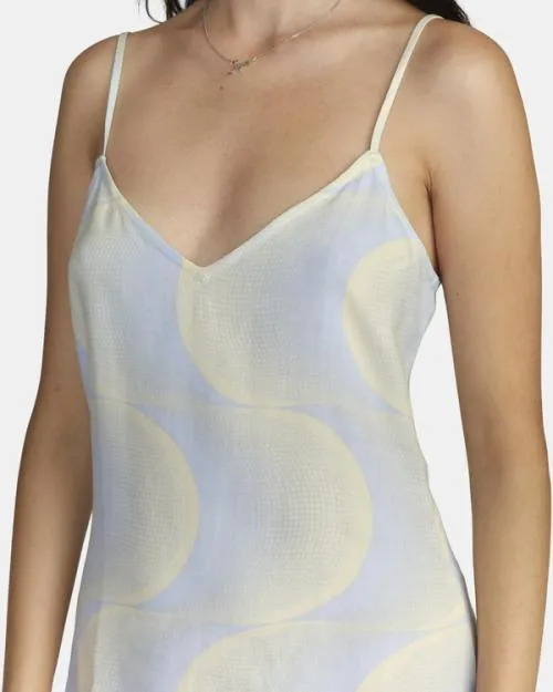 Rvca Slip Up Mini Dress Halogen Blue Women Dresses and Rompers