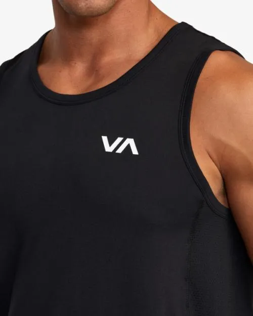 Rvca Sport Vent Tank Top Black SportMen Tees and Tanks