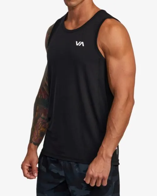 Rvca Sport Vent Tank Top Black SportMen Tees and Tanks