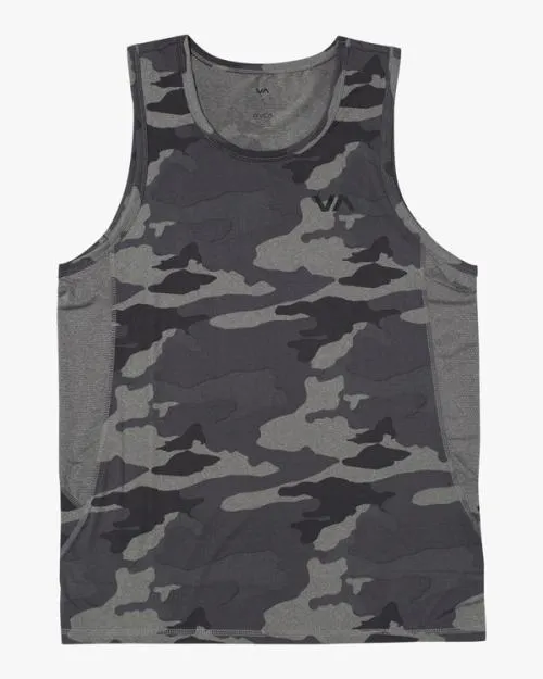 Rvca Sport Vent Tank Top Camo SportMen Tees and Tanks