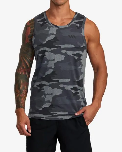 Rvca Sport Vent Tank Top Camo SportMen Tees and Tanks