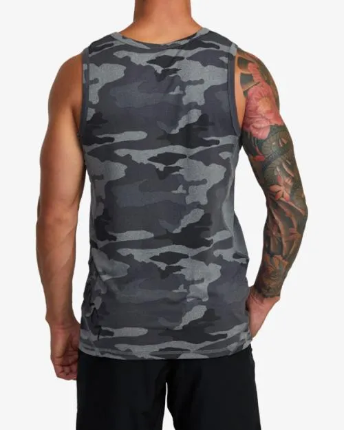 Rvca Sport Vent Tank Top Camo SportMen Tees and Tanks