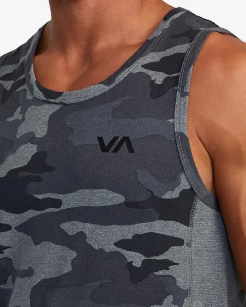 Rvca Sport Vent Tank Top Camo SportMen Tees and Tanks
