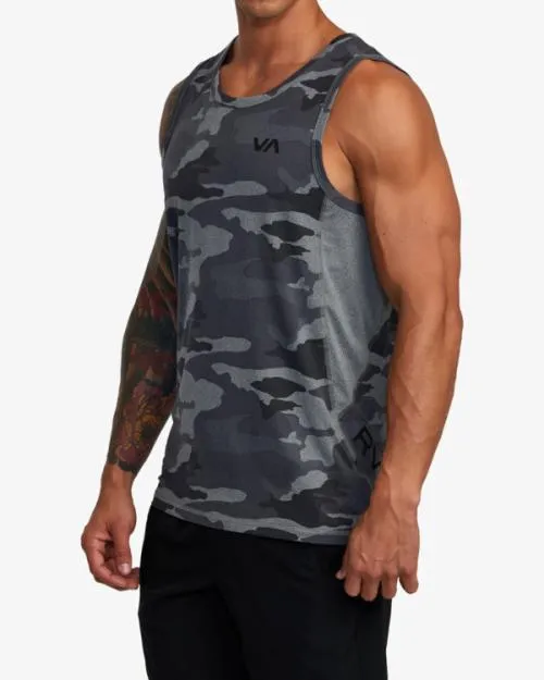 Rvca Sport Vent Tank Top Camo SportMen Tees and Tanks