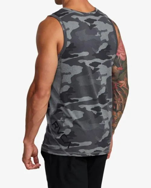 Rvca Sport Vent Tank Top Camo SportMen Tees and Tanks
