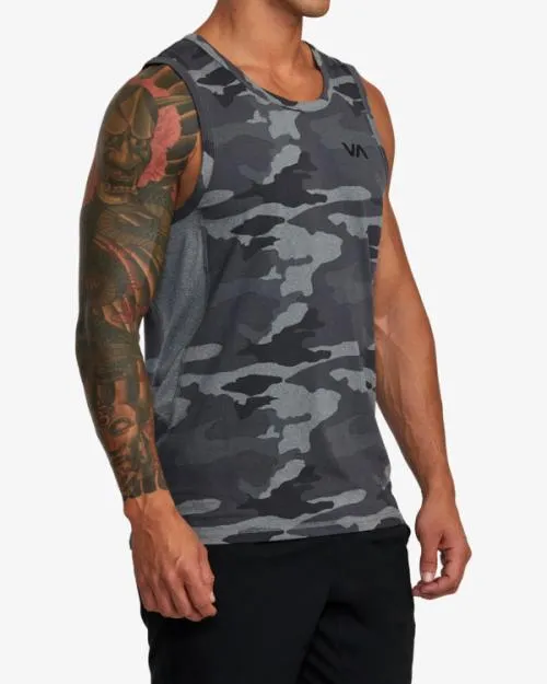 Rvca Sport Vent Tank Top Camo SportMen Tees and Tanks