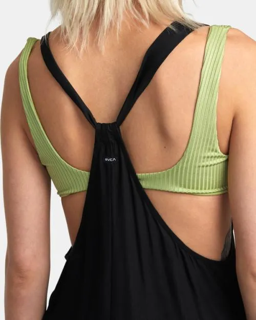Rvca Standard Romper Black Women Dresses and Rompers