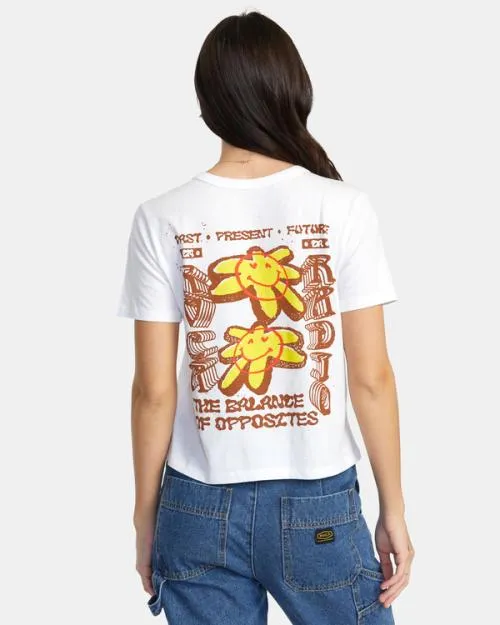 Rvca Starish TShirt White Women Tees and Tanks