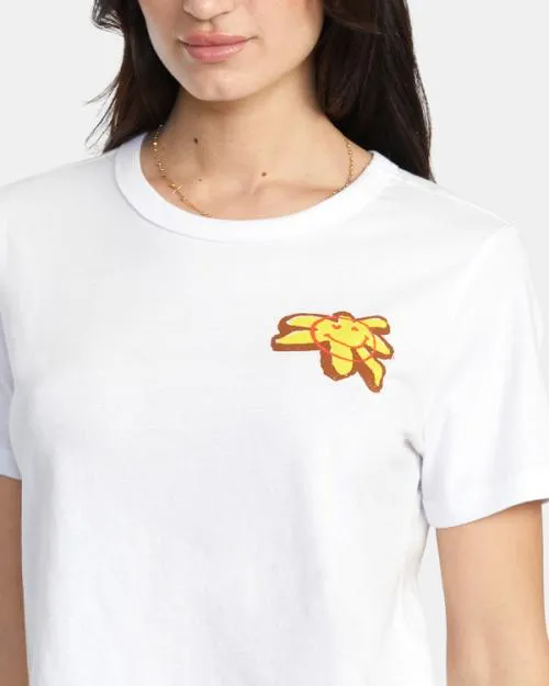 Rvca Starish TShirt White Women Tees and Tanks