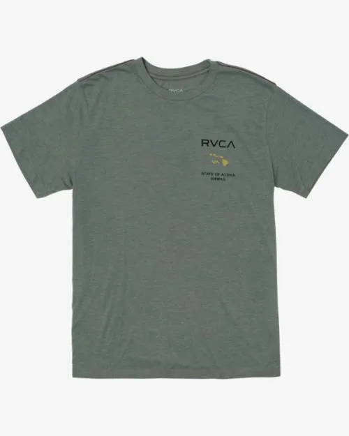 Rvca STATE OF ALOHA SS Jade Men Short Sleeves