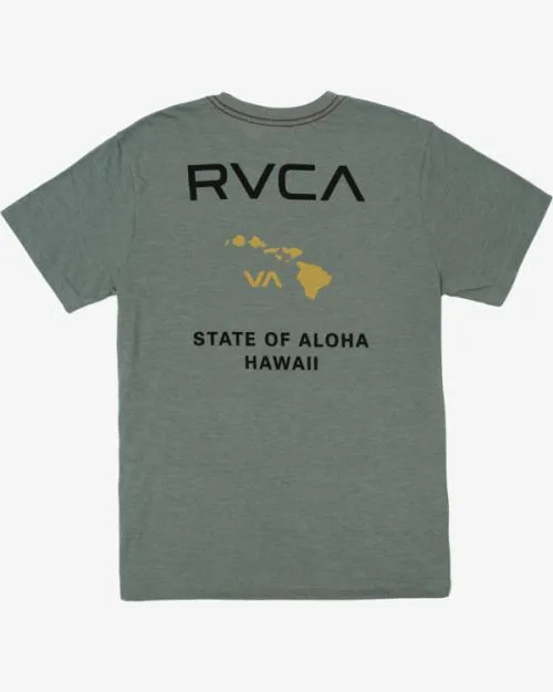 Rvca STATE OF ALOHA SS Jade Men Short Sleeves