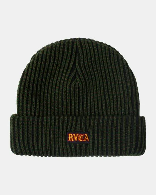 Rvca Transit Beanie Olive Men Hats and Beanies