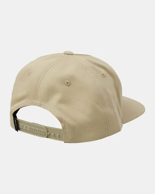 Rvca VA All The Way Snapback Hat Khaki Men Hats and Beanies