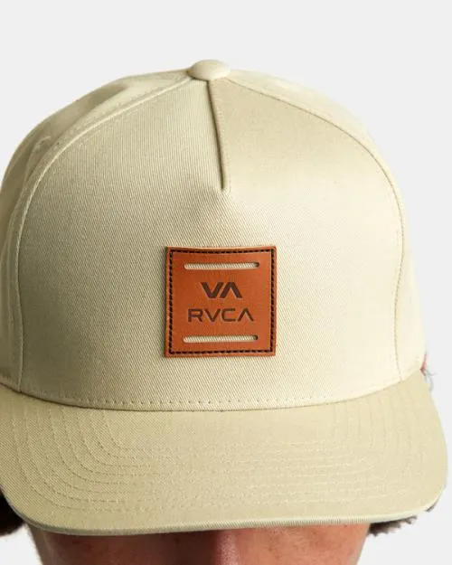 Rvca VA All The Way Snapback Hat Khaki Men Hats and Beanies