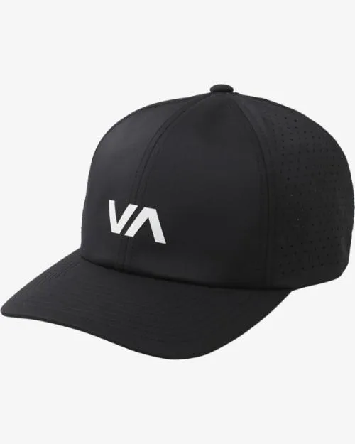 Rvca Vent Perforated Clipback Hat II Black SportMen Hats and Beanies